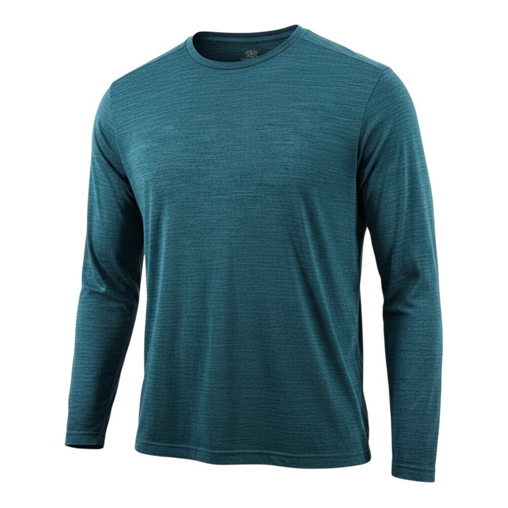 Athletic Works Men's Athletic Long Sleeve Shirt Teal Pullover XXL